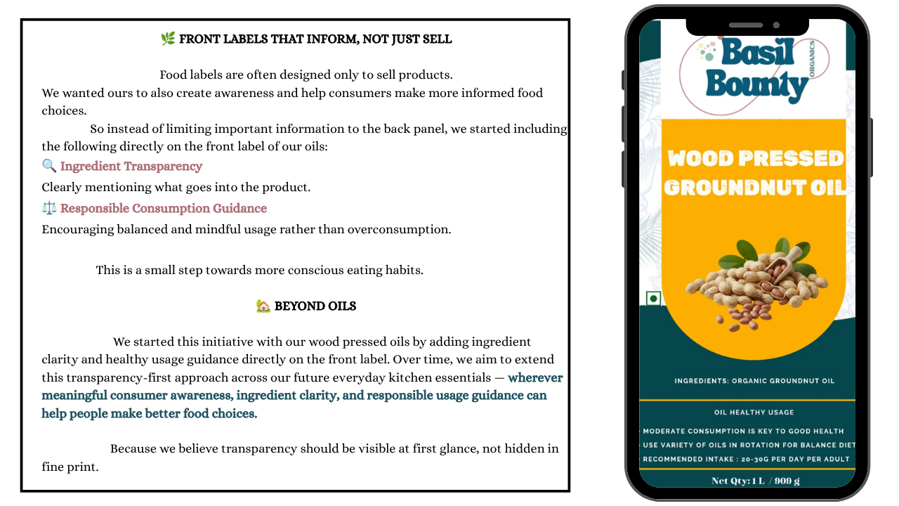 Front-side Labelling